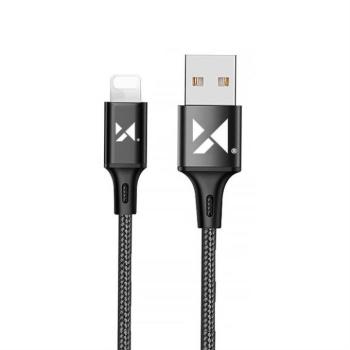 Wozinsky kábel USB - Lightning 2,4a 1m fekete (WUC-L1B) kép