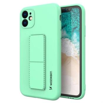 Wozinsky kitámasztható tok Flexible Silicone telefontok egy Stand Iphone 12 Pro Max menta kép