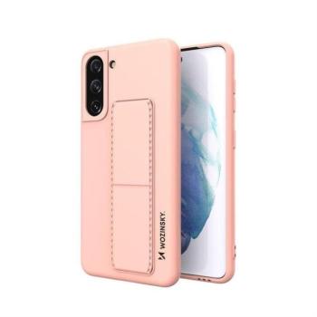 Wozinsky kitámasztható tok Flexible Silicone telefontok Samsung Galaxy S21 + 5G (S21 Plus 5G) rózsaszín kép