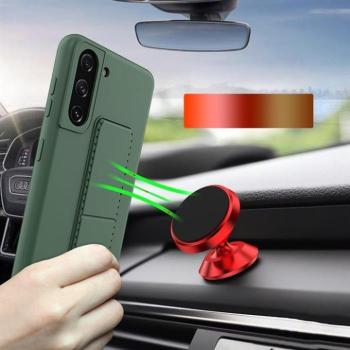 Wozinsky kitámasztható tok Flexible Silicone telefontok Samsung Galaxy S21 + 5G (S21 Plus 5G) világoskék kép