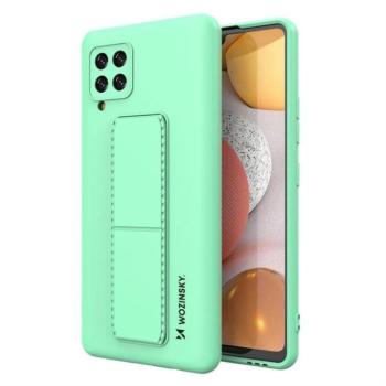 Wozinsky kitámasztható tok Flexible Silicone telefontok Stand Samsung Galaxy A42 5G Mint kép