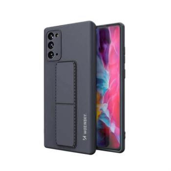 Wozinsky kitámasztható tok Flexible Silicone telefontok Stand Samsung Galaxy Note 20 Kék kép