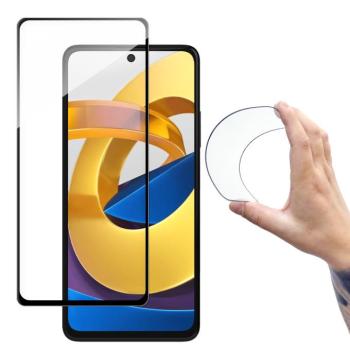 Wozinsky Nano Flexi edzett üveg Xiaomi Poco M4 Pro 5G/Redmi Note 11S 5G/Redmi Note 11T 5G fekete kerettel kép