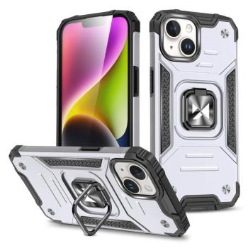 Wozinsky Ring Armor iPhone 15 Plus iPhone 15 Plus gyűrűs Armor tok - Ezüst kép