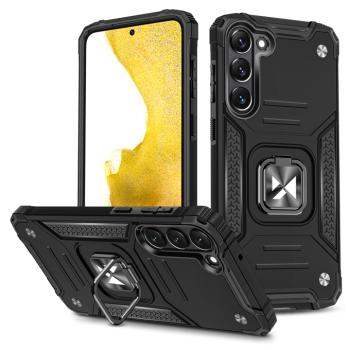 Wozinsky Ring Armor Samsung Galaxy S23+ Armor tok mágneses tartó gyűrű fekete kép
