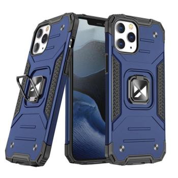 Wozinsky Ring Armor tok iPhone 14 Pro Max Armor tok mágneses tartó gyűrű kék kép