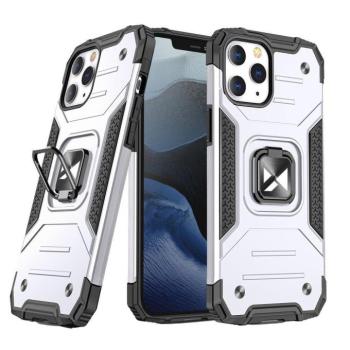 Wozinsky Ring Armor tok kitámasztható Tough ütésálló tok iPhone 13 Pro max Silver kép