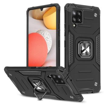 Wozinsky Ring Armor tok kitámasztható Tough ütésálló tok Samsung Galaxy A42 5G fekete kép