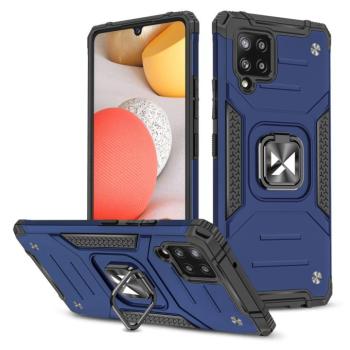 Wozinsky Ring Armor tok kitámasztható Tough ütésálló tok Samsung Galaxy A42 5G kék kép
