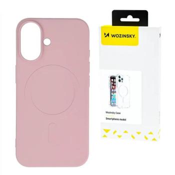 Wozinsky Silicone MagSafe-kompatibilis tok Samsung Galaxy S25 Plus - rózsaszín kép