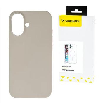 Wozinsky Silicone tok Samsung Galaxy S25 - bézs kép