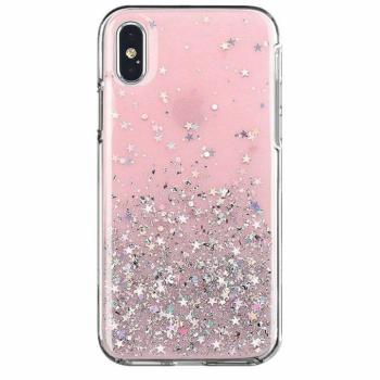 Wozinsky Star Glitter Shining tok iPhone 12 Pro Max 6,7 pink telefontok kép