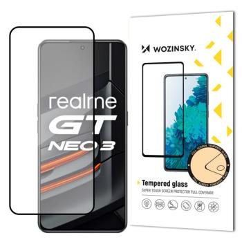 Wozinsky Super Tough Full Glue edzett üveg teljes képernyő keretben Case Friendly Realme GT Neo 3 Fekete kép