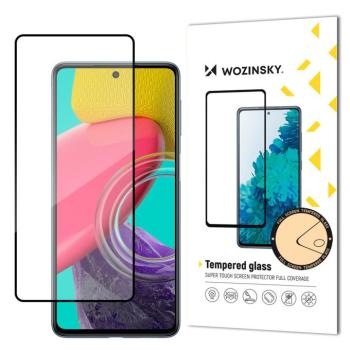 Wozinsky szuper kemény Full Glue edzett üveg teljes képernyő tokbarát Samsung Galaxy M53 5G Fekete kép