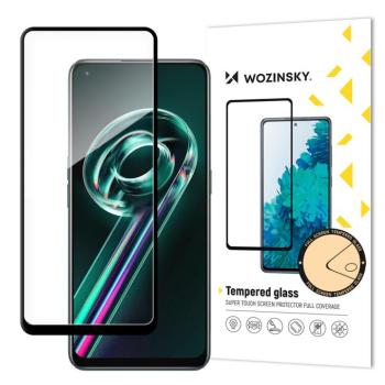Wozinsky szuper kemény Full Glue edzett üvegből készült teljes képernyő keret tokében barátságos realme 9 pro + (9 pro plusz) fekete kép