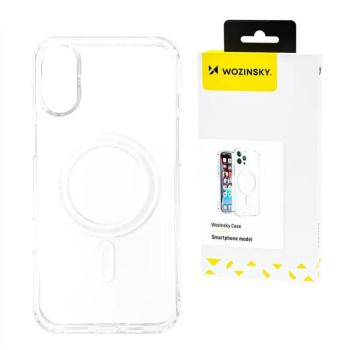 Wozinsky Ultra Clear MagSafe-kompatibilis tok Samsung Galaxy S25 Plus - átlátszó kép