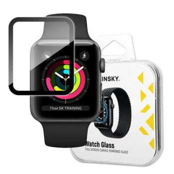 Wozinsky Watch Glass hibrid üveg Apple Watch 3 38mm / Watch 2 38mm / Watch 1 38mm Fekete kép