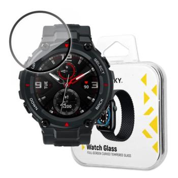 Wozinsky Watch Glass hibrid üveg fekete szegéllyel Amazfit T-Rex kép