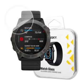 Wozinsky Watch Glass hibrid üveg Garmin Fenix 6X fekete kép