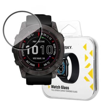 Wozinsky Watch Glass hibrid üveg Garmin Fenix 7 fekete kép