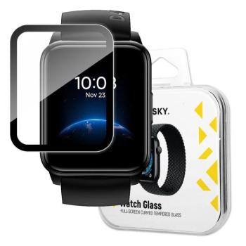 Wozinsky Watch Glass hibrid üveg Realme Watch 2 fekete kép