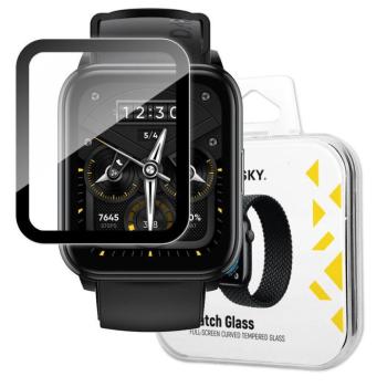 Wozinsky Watch Glass hibrid üveg Realme Watch 2 Pro fekete kép
