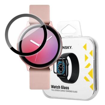 Wozinsky Watch Glass hibrid üveg Samsung Galaxy Watch Active 2 44 mm fekete kép