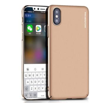 X-LEVEL KNIGHT műanyag telefonvédő (ultravékony) ARANY Apple iPhone XS Max 6.5 kép