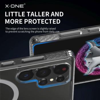 X-One Dropguard Magnetic Case Pro MagSafe-kompatibilis tok Samsung Galaxy S25 Ultra - átlátszó kép