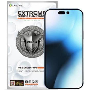 X-ONE Extreme Shock Eliminator 4. generációs - iPhone 15 Pro készülékhez fólia kép