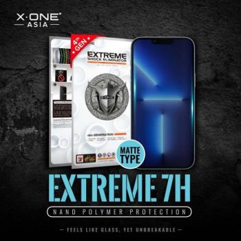 X-ONE Extreme Shock Eliminator 4. generációs (matt sorozat) - iPhone 13 Pro Max/14 Plus fólia kép