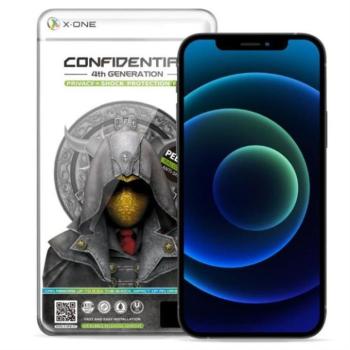 X-ONE Extreme Shock Eliminator 4th gen. betekintésvédelem - iPhone 14 Pro készülékhez ütésálló képenyővédő fólia kép