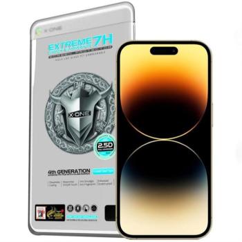 X-ONE Extreme Shock Eliminator edzett üveg - iPhone 14 Pro/15 kép