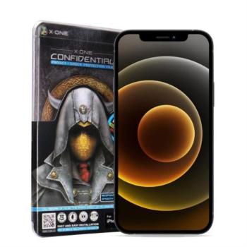 X-ONE Full Cover Extra Strong Privacy - iPhone 15 Pro Max (full glue) edzett üveg 9H fólia kép