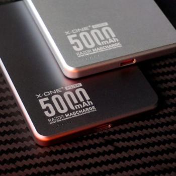 X-One Razor Magcharge Ultraslim indukciós powerbank 5000mAh - szürke kép