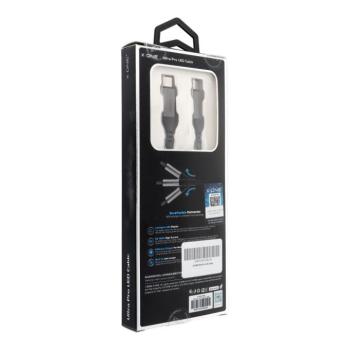 X-One Ultra Pro Type-C - Type-C kábel LED kijelzővel 100W 5A 1.5m - fekete kép