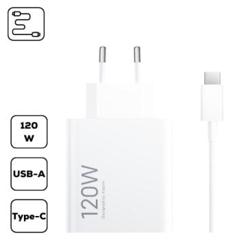 Xiaomi 120W Hyper gyors kombó töltő (Type-A) BHR9462 kép