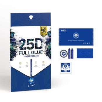 Xiaomi 12T 5G/12T Pro 5G Lito D+ 2.5D Full Üvegfólia - Fekete kép