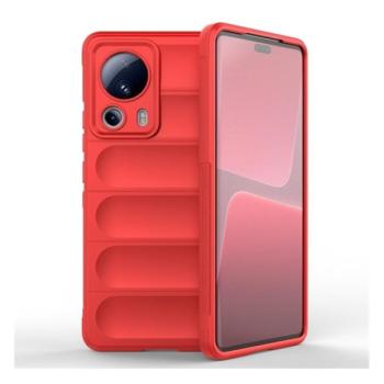 Xiaomi 13 Lite / Civi 2, Szilikon tok, közepesen ütésálló, 3D minta, piros kép