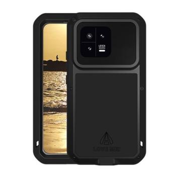 Xiaomi 13, Szilikon tok, Love Mei Powerful Defender, ütésálló, fekete kép