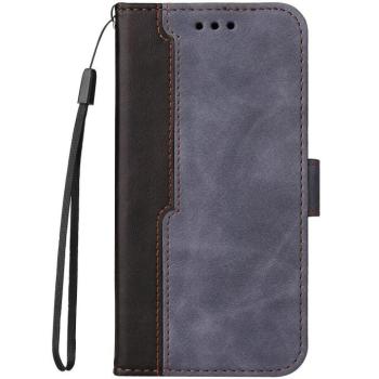Xiaomi 14, Oldalra nyíló tok, stand, kártyatartóval, kézpánttal, Wooze Colour Wallet, szürke kép
