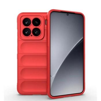 Xiaomi 15, Szilikon tok, közepesen ütésálló, 3D minta, piros kép
