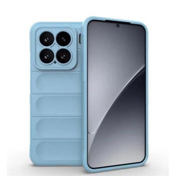 Xiaomi 15, Szilikon tok, közepesen ütésálló, 3D minta, világoskék kép