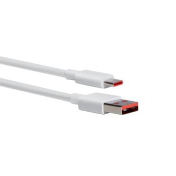 XIAOMI adatkábel és töltő (USB - Type-C, 6A, PD gyorstöltés támogatás, 100cm) FEHÉR Asus Zenfone 3 5.5 (ZE552KL), Honor 8, Sony Xperia X Compact (F5321), Sony Xperia XZ (F8331), LG V20 (H990) kép