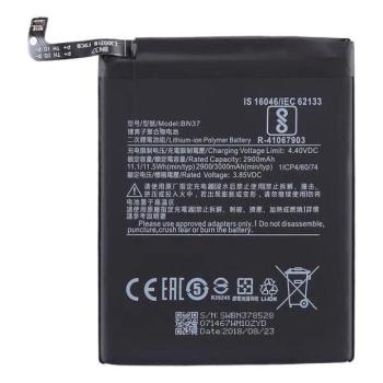 Xiaomi BN37 (Xiaomi Redmi 6, Redmi 6A) kompatibilis akkumulátor 3000mAh, OEM jellegű, Grade S kép