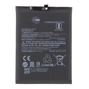 Xiaomi BN52 (Redmi Note 9 Pro) kompatibilis akkumulátor 5020mAh Li-ion, OEM jellegű, Grade S kép