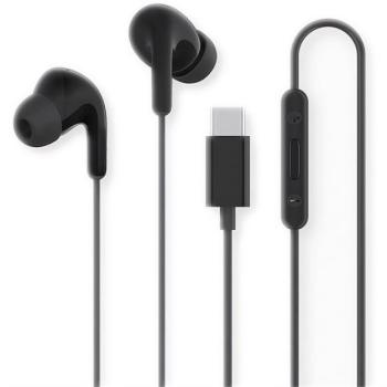 XIAOMI fülhallgató SZTEREO (Type-C, mikrofon, zajszűrő, hangerőszabályzó, felvevő gomb) FEKETE kép