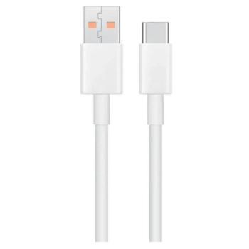 Xiaomi gyári USB-C töltő és adatkábel, 1m, fehér kép
