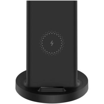 XIAOMI hálózati töltő állomás (20W, gyorstöltés támogatás, vezeték nélküli töltés, QI Wireless, asztali tartó) FEKETE Samsung Galaxy S7 (SM-G930), Samsung Galaxy S7 EDGE (SM-G935), Sam kép