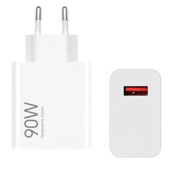 XIAOMI HYPERCHARGE COMBO hálózati töltő USB aljzat (90W, gyorstöltő) FEHÉR kép